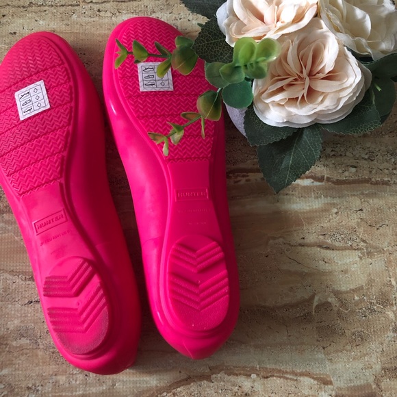 Hunter Romilly Neon Pink Ballet Shoes - Picture 2 of 6